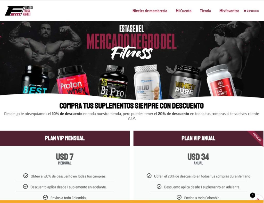 El Mercado Negro del Fitness