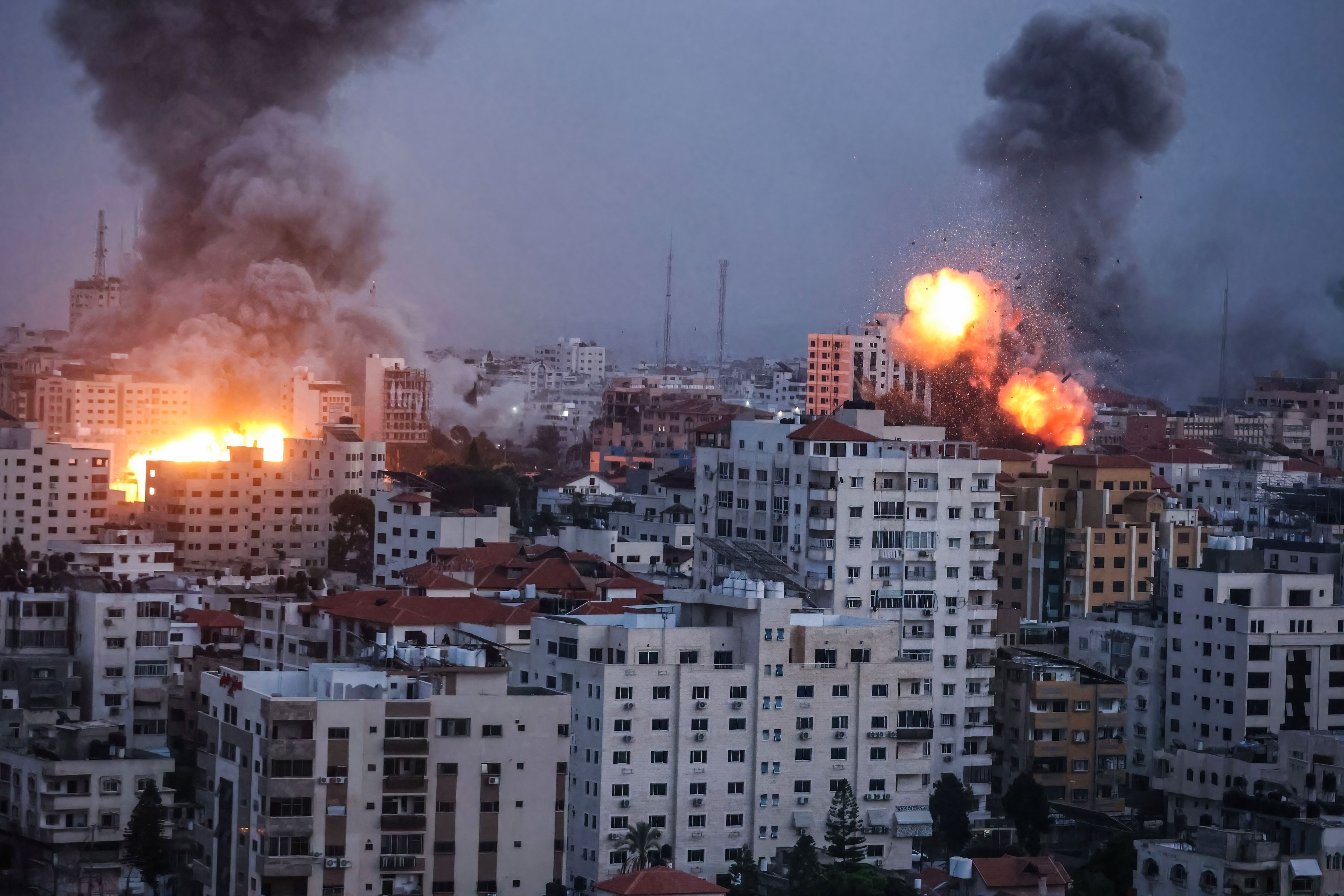Israel bombardeó 200 objetivos del grupo terrorista Hamas en el centro de Gaza durante la madrugada. (Europa Press)