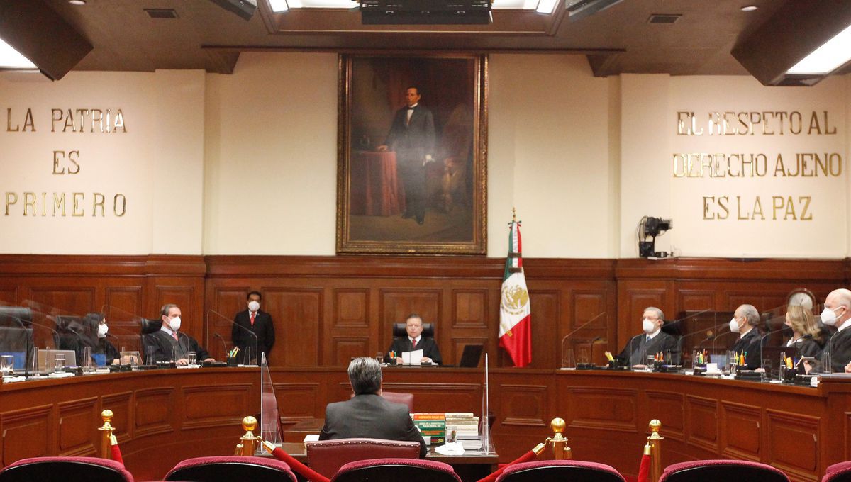 CIUDAD DE MÉXICO, 02AGOSTO2021.- La Suprema Corte de Justicia de la Nación (SCJN) inició el segundo periodo de sesiones del año, entre los temas que se discutirán, están la reforma al poder judicial en la que se incluye la extensión de la gestión del ministro presidente, Arturo Zaldívar. 
FOTO: SCJN/CUARTOSCURO.COM