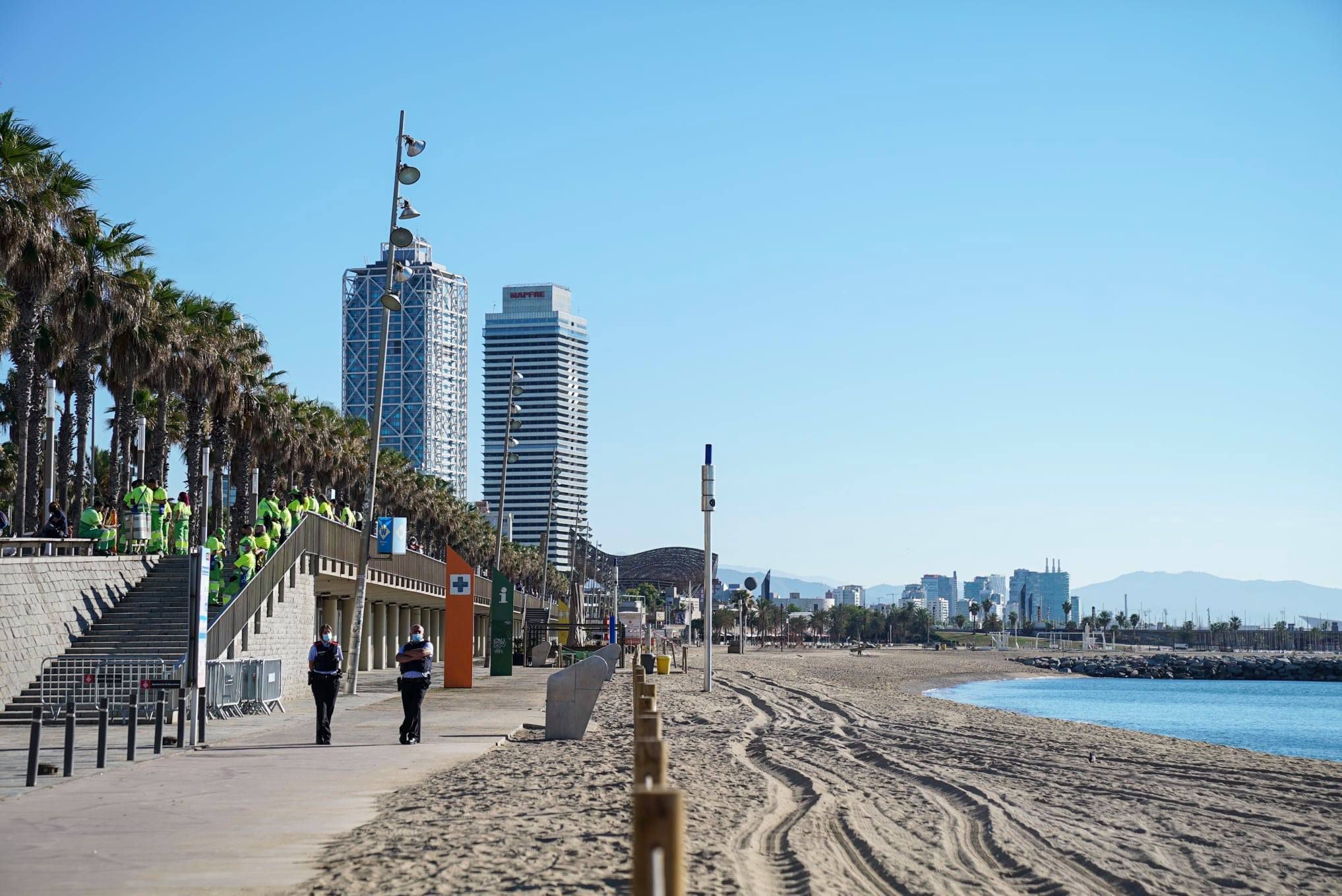  En Barcelona la temperatura máxima ronda los 30 grados y la mínima los bajo cero (Gobierno de Barcelona)