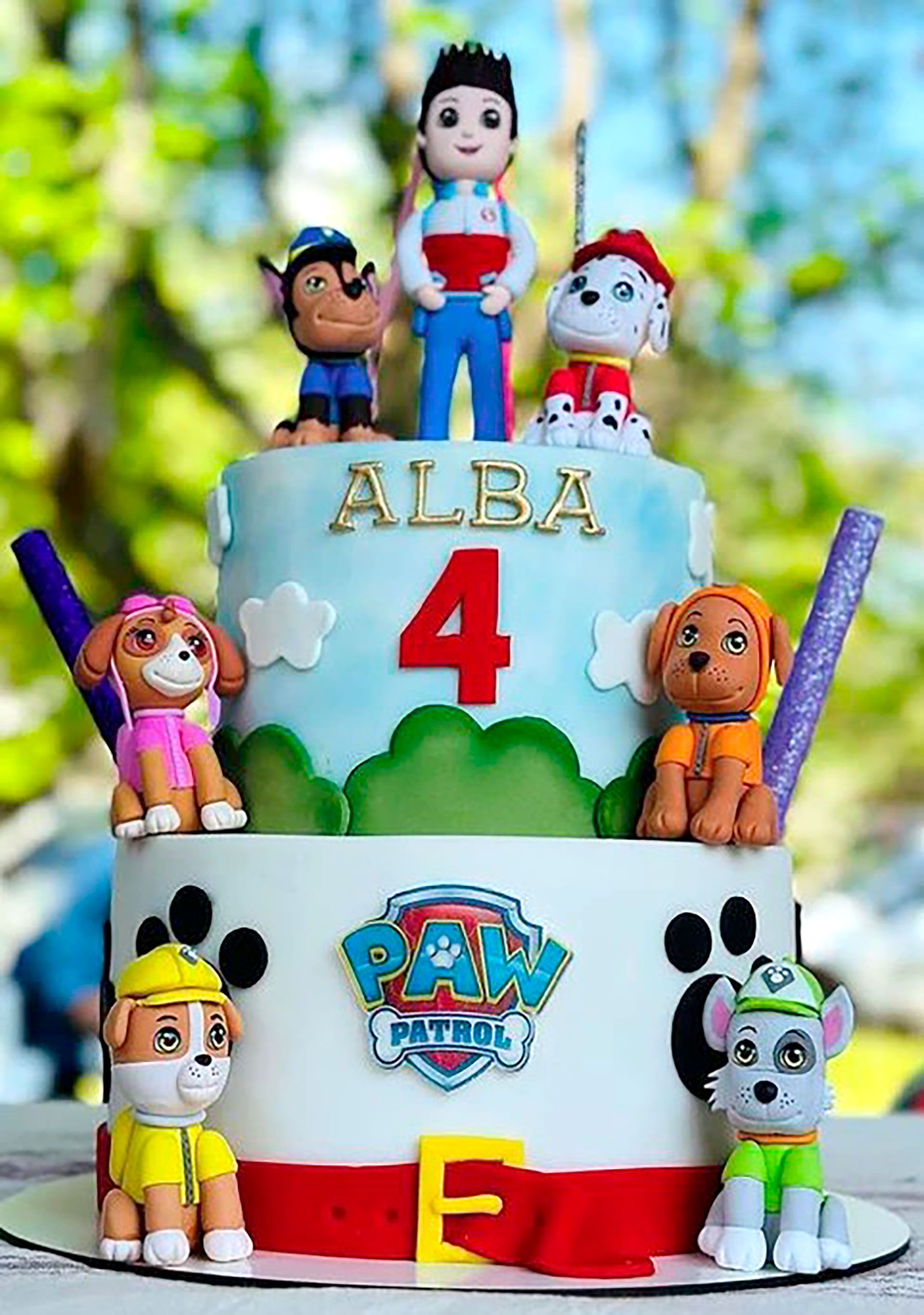 La torta de cumpleaños de Alba