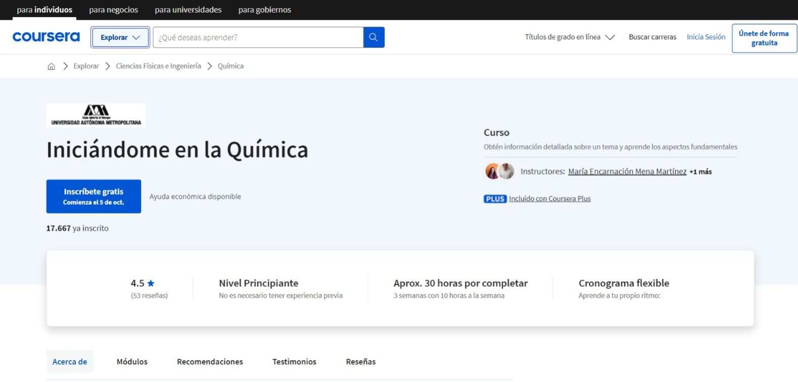 (captura de pantalla: Coursera)