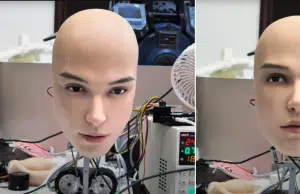 Video: crean una cabeza robótica ultrarrealista con inteligencia artificial que parpadea y reacciona como un humano