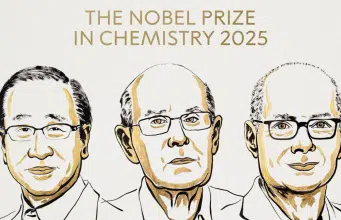 Susumu Kitagawa, Richard Robson y Omar M. Yaghi ganan el Nobel de Química 2025 por investigaciones de nuevas estructuras moleculares