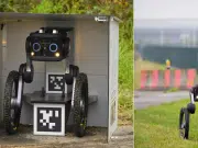 Aeropuerto en Bélgica implementa robot autónomo para reforzar la vigilancia en zonas aisladas: ¿cómo funciona ‘Suricata’?