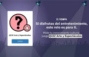 Nuevo juego mental de EL TIEMPO para aprender y desafiar su conocimiento de la historia en el mundo literario, cinematográfico y musical