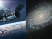 La impresionante foto tomada por el telescopio espacial Hubble que capta una galaxia espiral ubicada a casi 90 millones de años luz