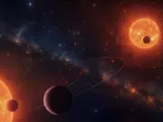 Hallan un sistema con dos estrellas y planetas como el terrestre que transita entre ambas