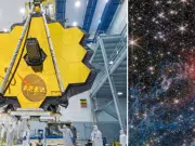 La impresionante foto que captó el Telescopio James Webb de una nebulosa en forma de araña