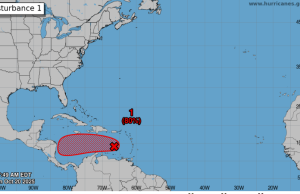 Alertan por onda tropical que podría ser ciclón en el Caribe