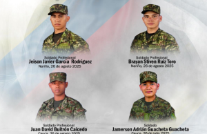 Cuatro soldados secuestrados por disidencias de ‘Iván Mordisco’