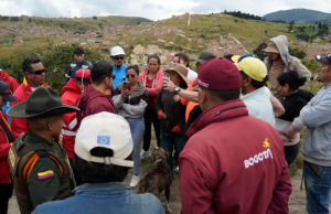Desmontan red eléctrica ilegal en la vereda Quiba Baja, Ciudad Bolívar