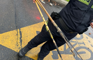 Disturbios en Bogotá dejan cuatro policías heridos con flechas