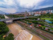 Así avanzan las obras de estabilización en la vía férrea del Metro de Medellín