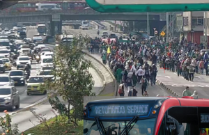 Manifestaciones hoy 15 de octubre: así están las vías de Bogotá