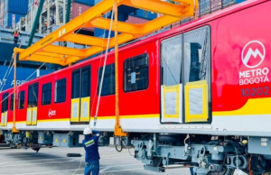 Segundo tren de la Línea 1 del Metro de Bogotá ya está en Colombia