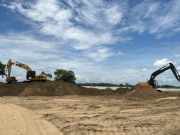 Reforzarán jarillón en Guaranda para mitigar inundaciones del río Cauca