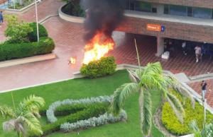Prenden fuego a oficinas de vicerrectoría de UniAtlántico