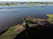 Lluvias extremas inundan 5 millones de hectáreas de la Pampa argentina