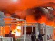 Reportan incendio en la zona azul de la COP30: emergencia obliga a evacuar uno de los pabellones