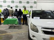Cuatro capturados ocultando carro robado en Santa Fe