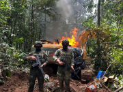 Ofensiva militar contra las “mafias mineras” de La Chonta inició Ecuador