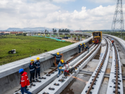 Metro de Bogotá: van 2,4 kilómetros de rieles instalados en el viaducto