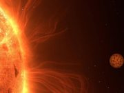 Telescopio James Webb revela cómo las llamaradas de una inquieta estrella podrían estar borrando las atmósferas de sus planetas vecinos