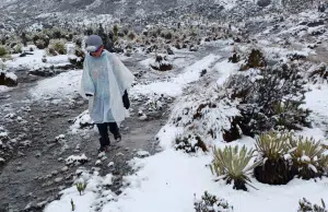 En fotos: las imágenes inéditas que dejó una nevada de 12 horas que cubrió de blanco la sierra del Cocuy