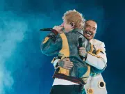 Ed Sheeran y Nicky Jam, los artistas que conquistaron al público como invitados al concierto de J Balvin en Bogotá