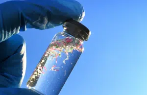 La luz solar transforma microplásticos en contaminación disuelta que altera la química y el carbono de los ecosistemas acuáticos