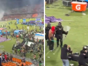 Más de 50 heridos por desmanes entre hinchas de Medellín y Nacional