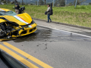 Choque entre Ferrari y moto en la vía La Calera–Sopó deja un fallecido