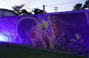 Con arte urbano renuevan el Parque Biblioteca Manuel Mejía Vallejo