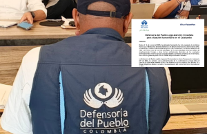Atención inmediata en el Catatumbo urge Defensoría al Gobierno