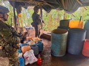 Destruyen siete laboratorios de coca en San Carlos
