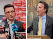 Caicedo y Huerta entregan firmas en la Registraduría