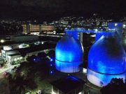 Los “huevos” de San Fernando se iluminan por Navidad