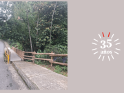 Arreglaron puente peatonal en Los Parra