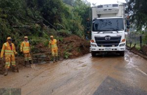 Via Manizales Bogotá: habilitan un carril en Fresno, Tolima