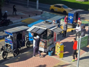 Retiran seis bicitaxis en AutoNorte con 146 por invadir espacio público