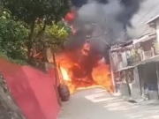 Reportan incendio en fábrica de pinturas en La Estrella, Antioquia