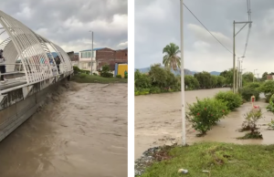 Reportan inundaciones tras desbordamiento de río Tuluá