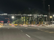 Destruyen peaje La Lizama entre la vía Bucaramanga y Barrancabermeja