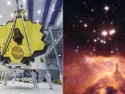 La sorprendente imagen que el Telescopio James Webb captó de una cuna de estrellas recién nacidas en el espacio