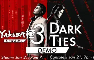 SEGA lanza una demo gratuita de Yakuza Kiwami 3 & Dark Ties en consolas y PC