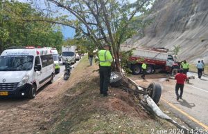 Accidente en la vía Bogotá–Girardot causó cierre temporal