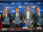IDU y CAF firman convenio por US$562.000