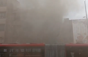 Incendio en la Avenida Caracas de Bogotá fue controlado