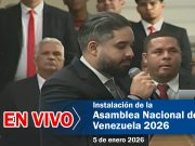 Instalación de la Asamblea Nacional de Venezuela 2026 tras captura de Maduro